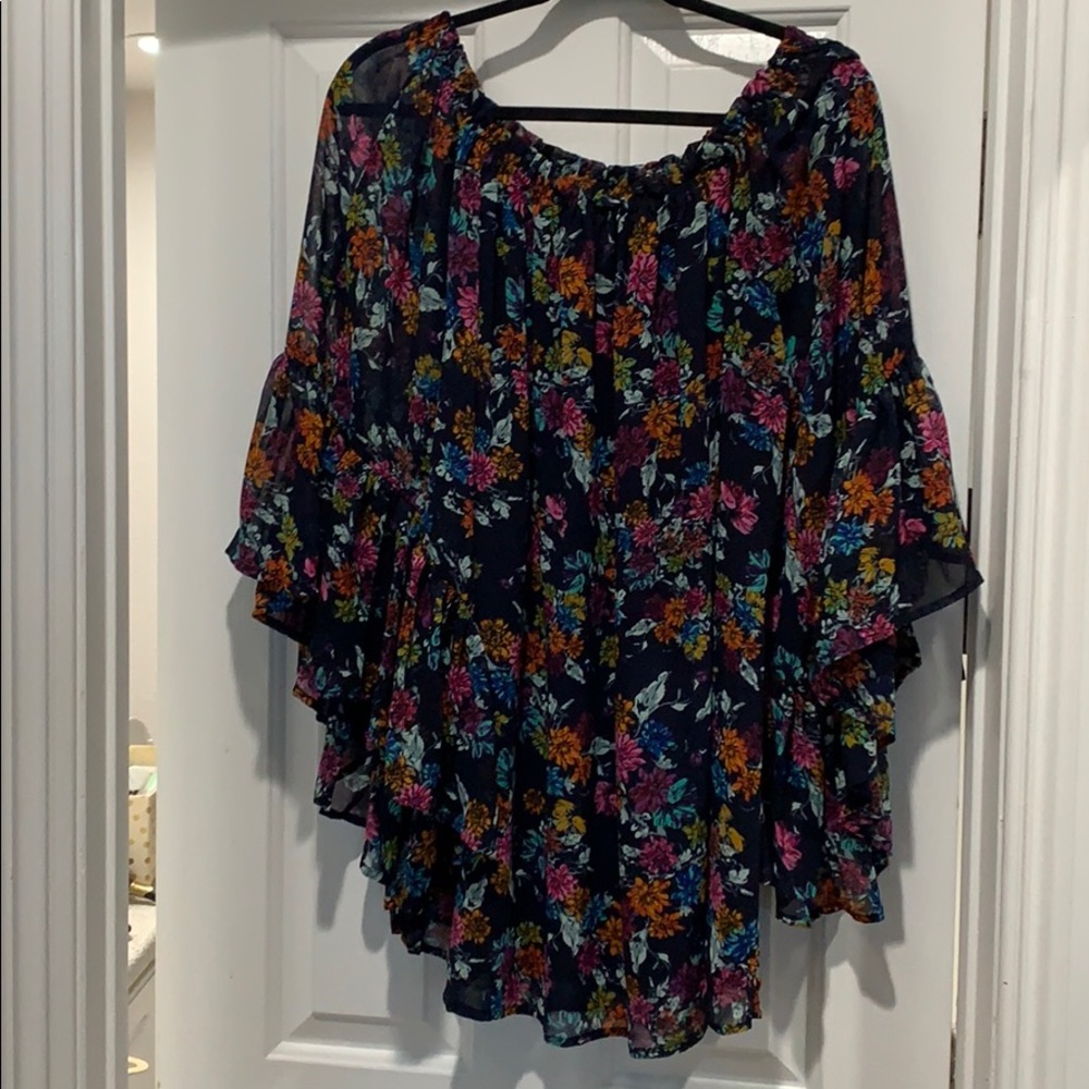 Off the shoulder mini dress